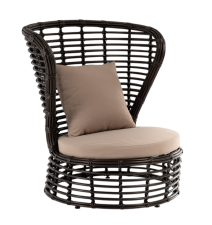 Кресло плетеное для уличных кафе и ресторанов